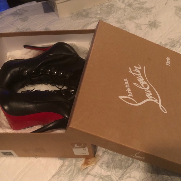 Christian Louboutin Shoes - Louboutin Troopista Ankle Booties